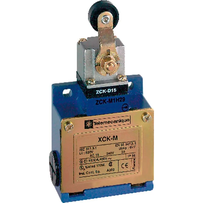 Schneider Electric XCK-M115H29 Endestop med arm og plastrulle M20