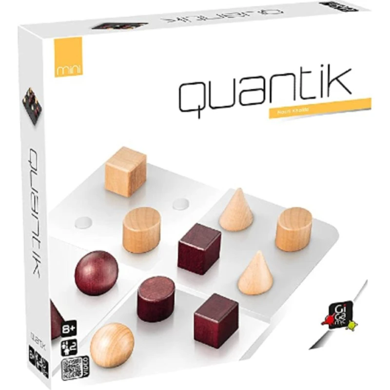 Gigamic Quantik Mini Brætspil, 2 spillere, 8+ år
