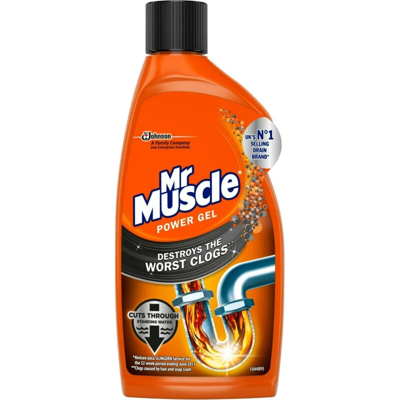 Mr Muscle Drain Unblocker Gel 6 x 500 ml