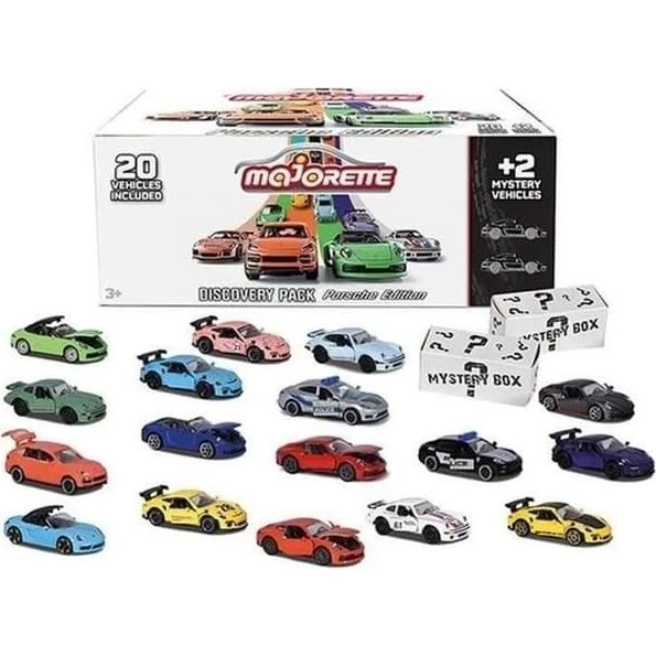 Majorette Porsche Discovery Pack 22 stk i 1/64