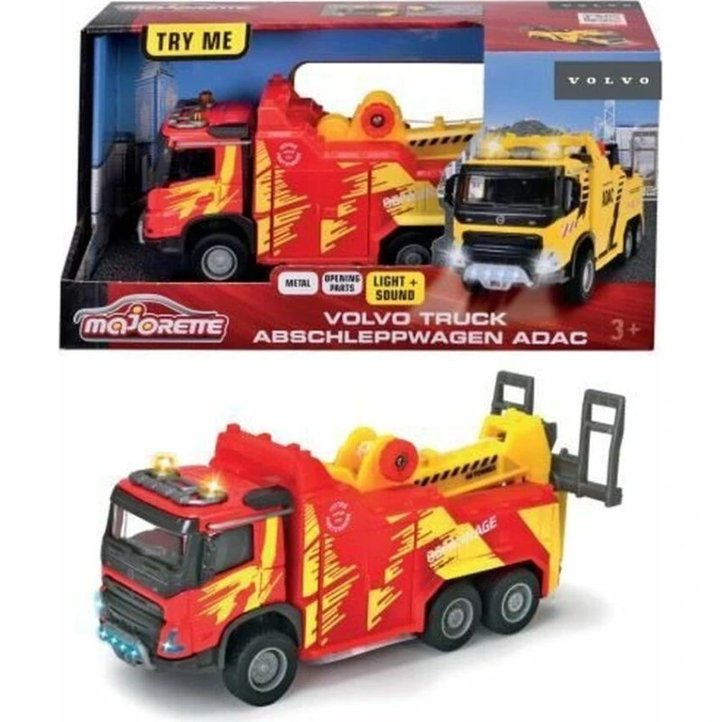 Majorette Volvo Bärgningsbil Gul 1/43, 20 x 6 x 8 cm