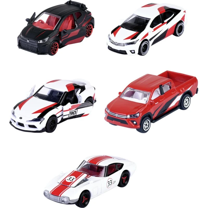 Majorette Toyota Racing 5-Pece Giftpak