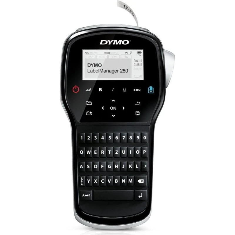 DYMO LabelManager 280 QWERTZ, termisk overførsel, med kuffert