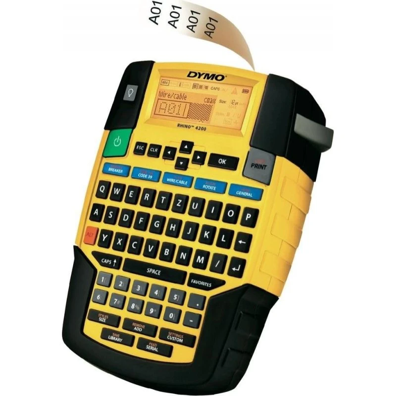 Dymo Rhino 4200 Etiketprinter med QWERTZ-tastatur