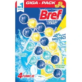 Bref Power Active Juicy Lemon & Sea Breeze 4 x 50 g