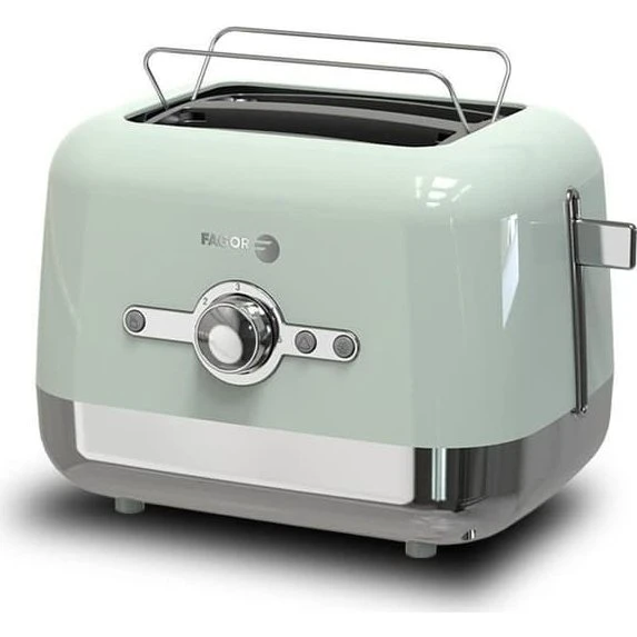 Fagor FG1930 Brødrister, 2 Skiver, Grøn, 730-870W