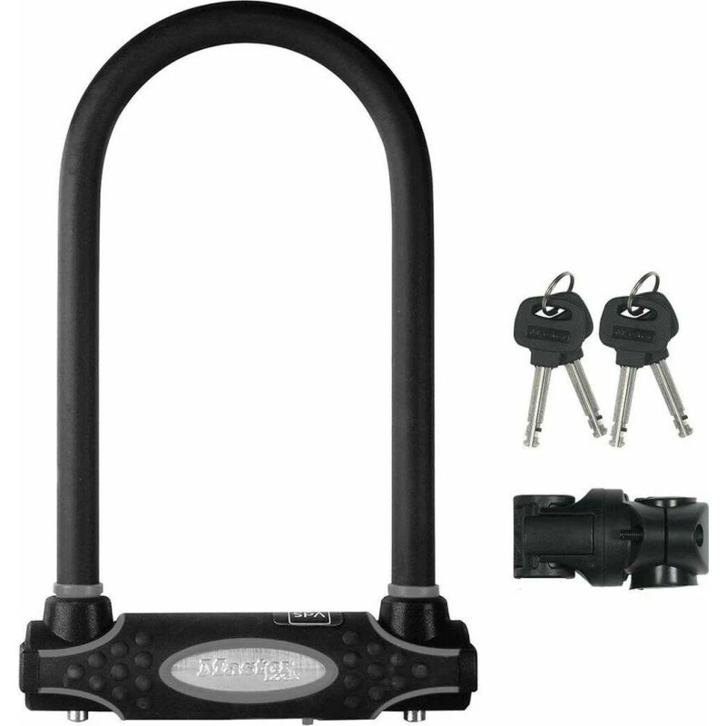 Master Lock 8195EURDPRO Bøjlelås, sort, nøgle