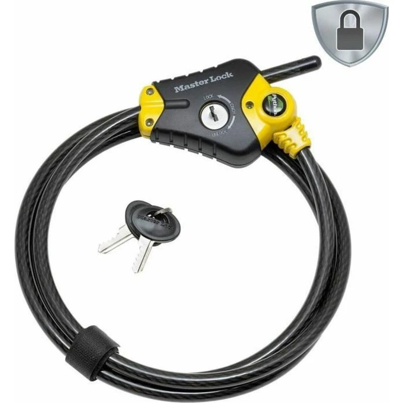 Master Lock 8433EURD Kædelås 1,8 m Sort med Nøgle