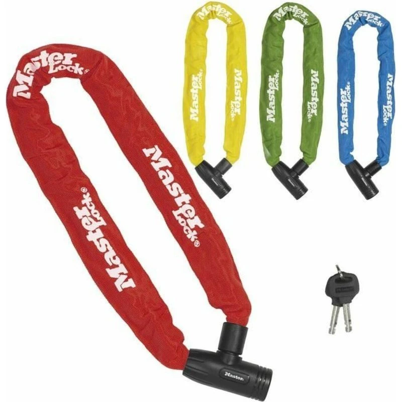 Master Lock kædelås 90 cm blå med nøgle