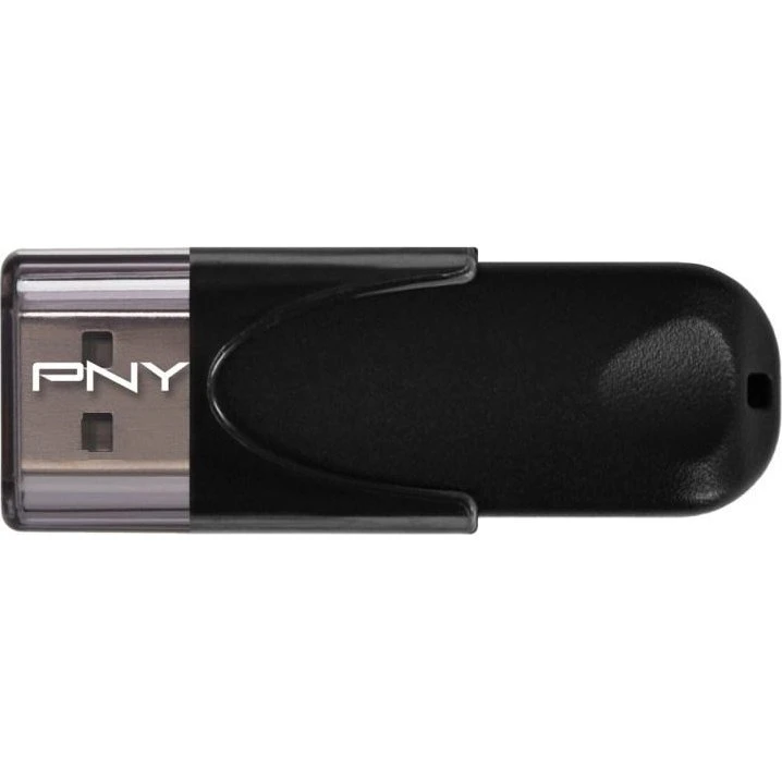PNY Attaché 4 64 GB USB 2.0 Type-A, sort