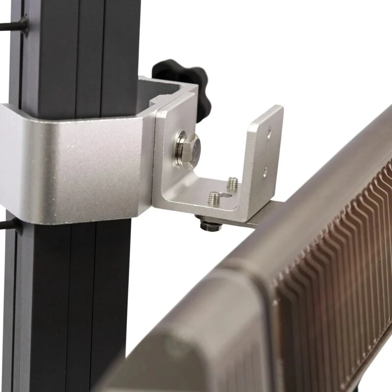 HEAT1 212-386 universal beslag (aluminium, sort)