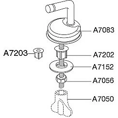 Pressalit universalbeslag T2 rustfri