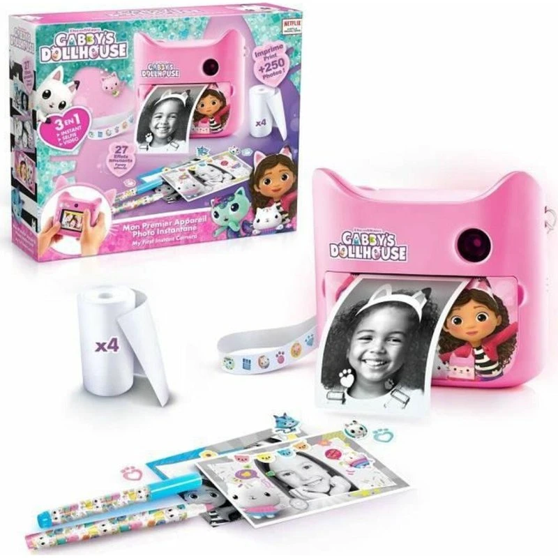 Canal Toys GAB 005 Børnekamera med Instant Print, Pink