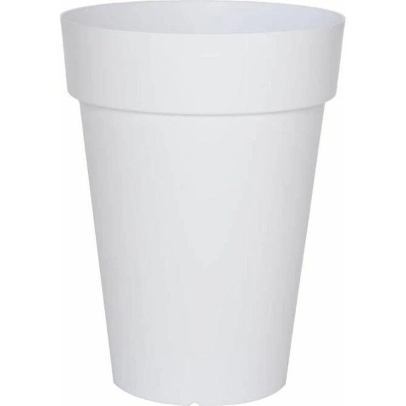 SOLEILLA Riviera Hvid Plastik Firkantet Krukke Ø40 cm