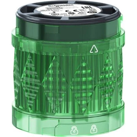 Schneider Electric XVU-lystårn Ø60 grøn LED 24V