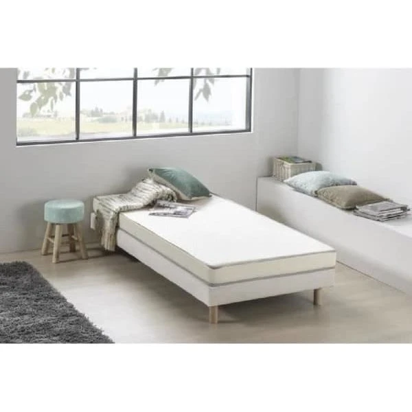 DEKO DREAM Kietoa Skummadrass 90x200 cm, 12 cm, Ljusgrå