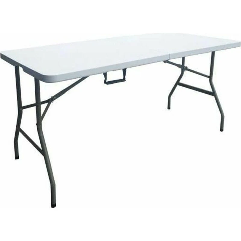 ZJF152CZ Sammenklappeligt bord 152 x 70 x 74 cm, hvid, 6 personer