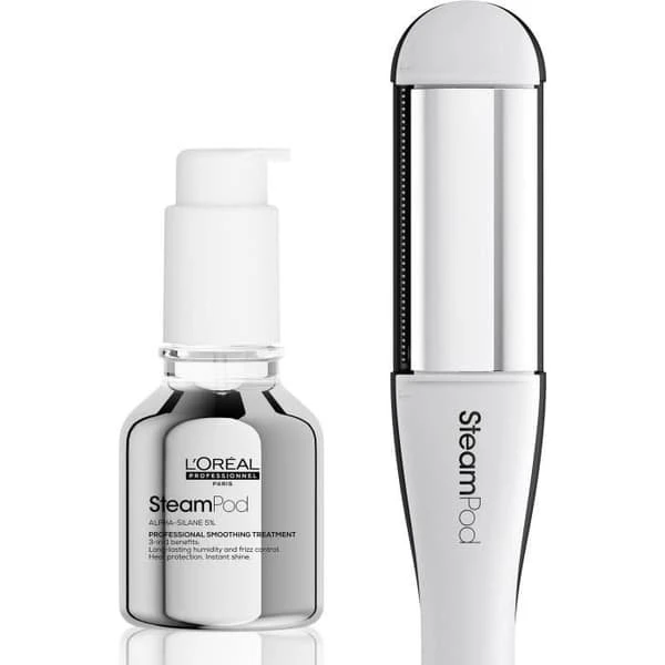 L'Oréal Professionnel SteamPod 4 - Ångplade & Locktång med 3 temperaturer