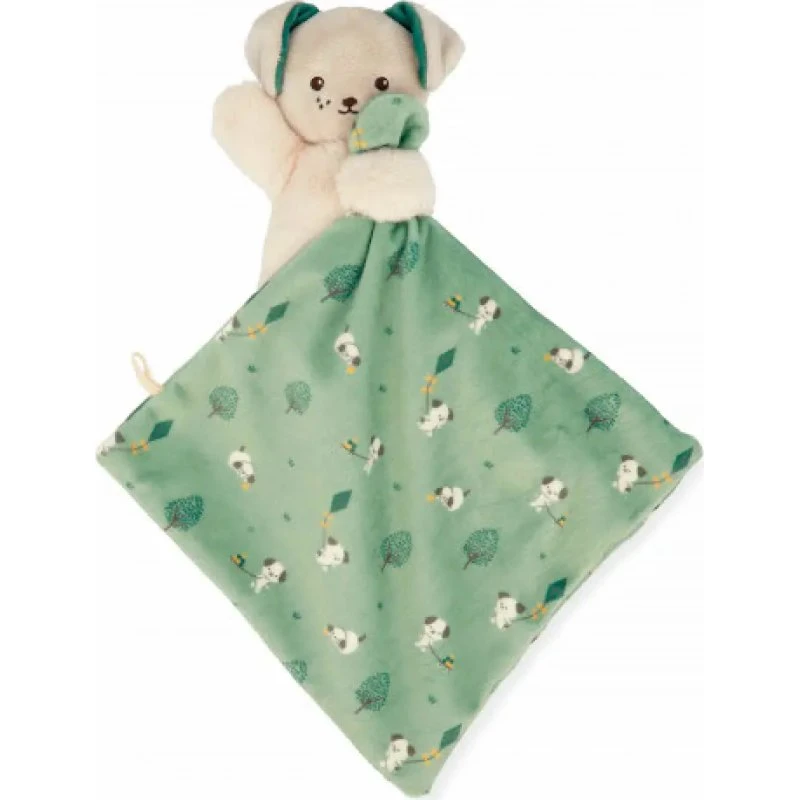Kaloo Doudou Hund Bamse - Grøn