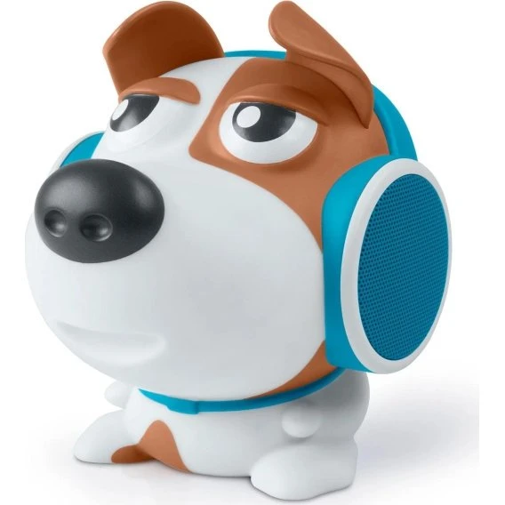 Muse M-315 DOG Bluetooth-højttaler, 4W, portabel, blå, brun, hvid