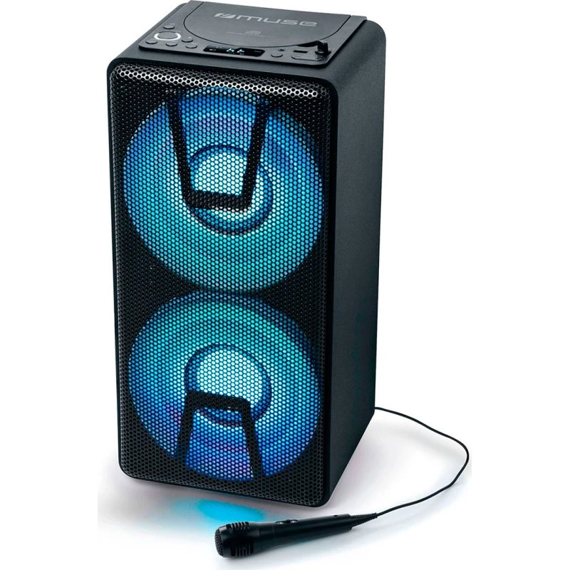 Muse M-1805 DJ Party Bluetooth Højttaler med LED (150W)