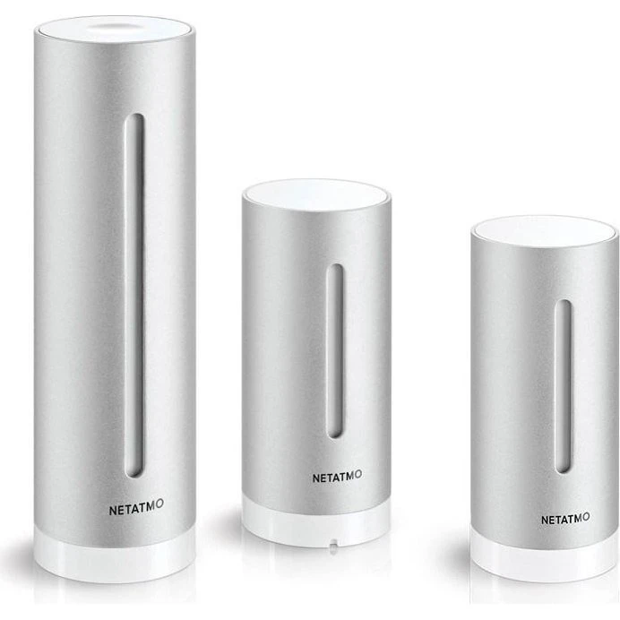 Netatmo NBU-NWS-NIM Indendørs Værstation WiFi, Sølv