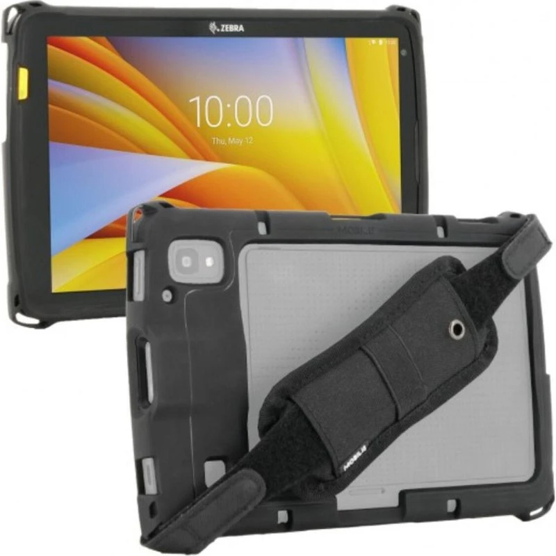 Mobilis PROTECH 052059 TPU-håndrem, sort, 10,1 tommer