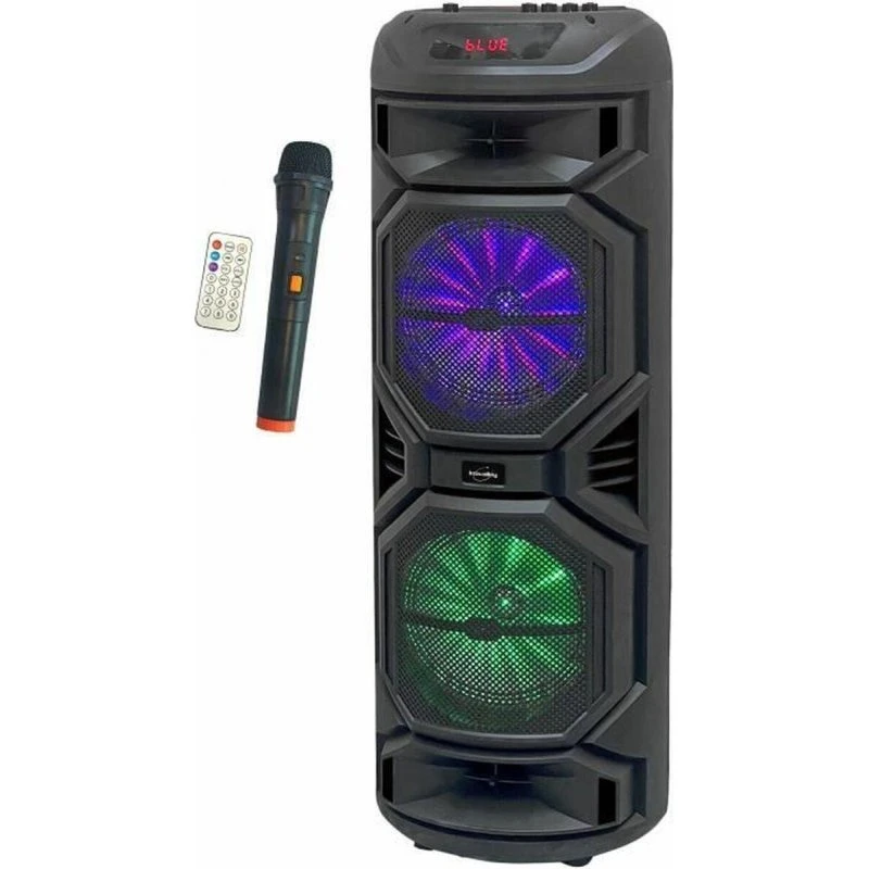 Inovalley HP59-XXL 800 W bærbar Bluetooth-højttaler, sort