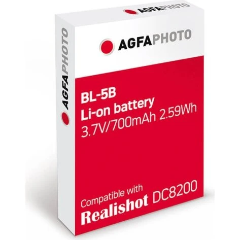 Agfa ABL5B Batteri til DC8200, 3,7V/700mAh