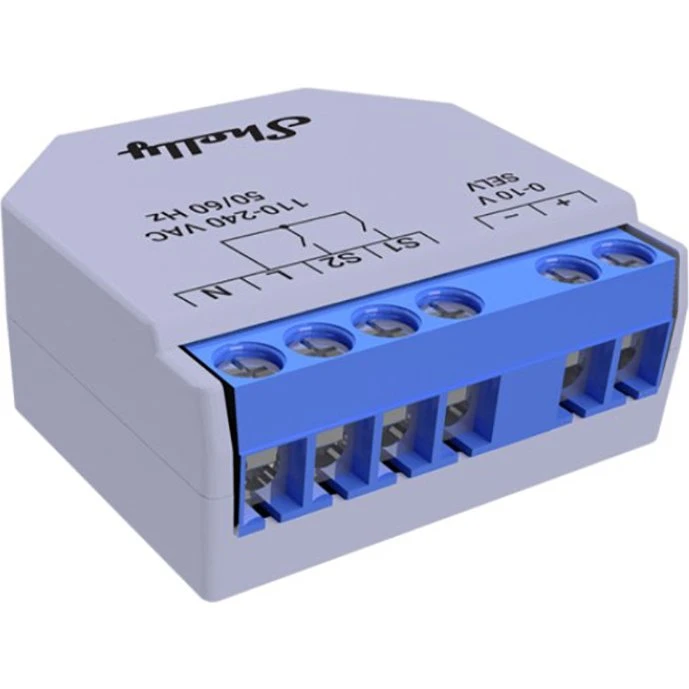 Shelly Plus 0-10 V Dimmer – Smart WiFi-dæmper
