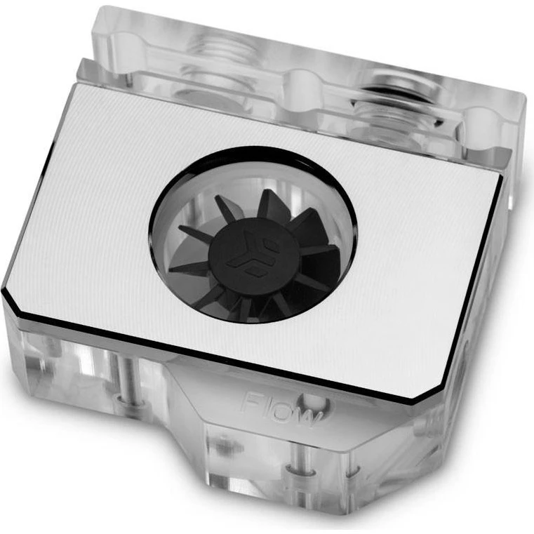 EK Water Blocks Flowindikator Transparent/Rustfrit Stål