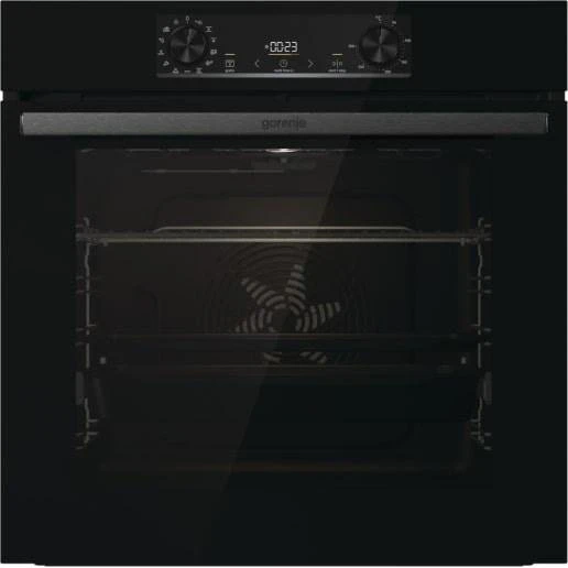 Gorenje BOS6737E06FBG Indbygningsovn 77 l, Sort Glas