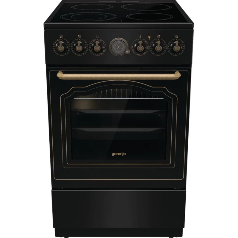 Gorenje GECS5B70CLB 50 cm Sort Keramisk Kogeplade Komfur