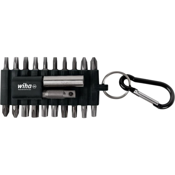 Wiha bitssæt med karabinhage, 22 dele