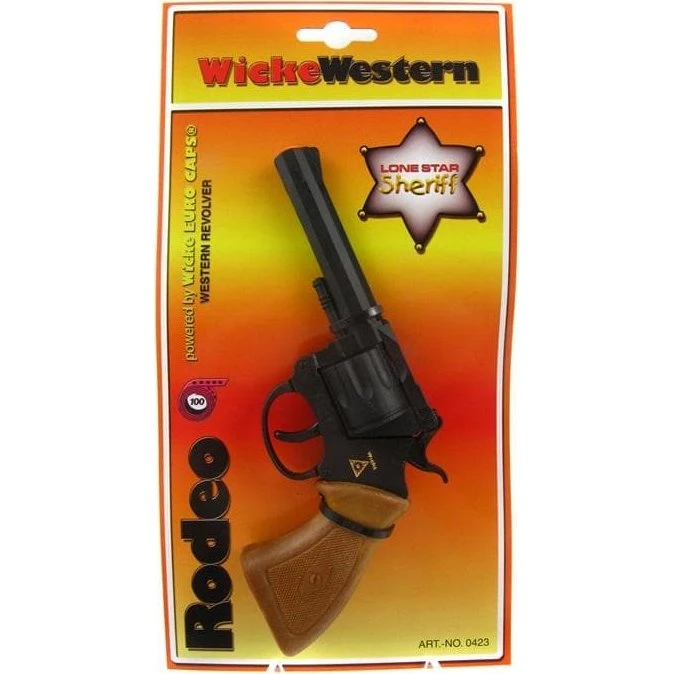 Rodeo Revolver Firecracker Band – 20 cm Legetøjsrevolver med knaldskud