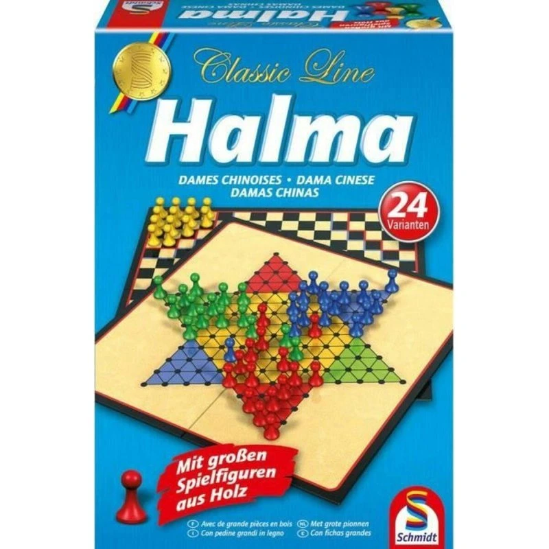 Schmidt Halma - klassisk brætspil til 2-6 spillere