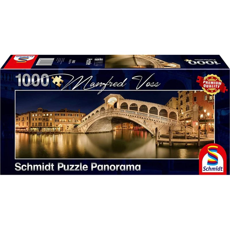 Schmidt Puzzles Rialto Bridge 1000 Brikker Panorama