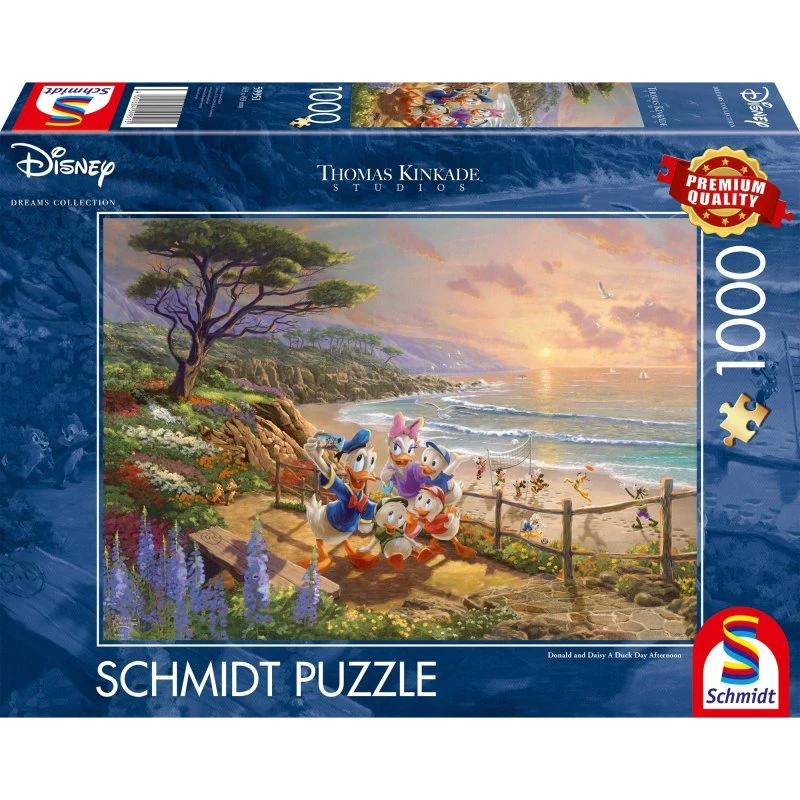 Schmidt Puzzles Thomas Kinkade: Donald & Daisy - 1000 Brikker