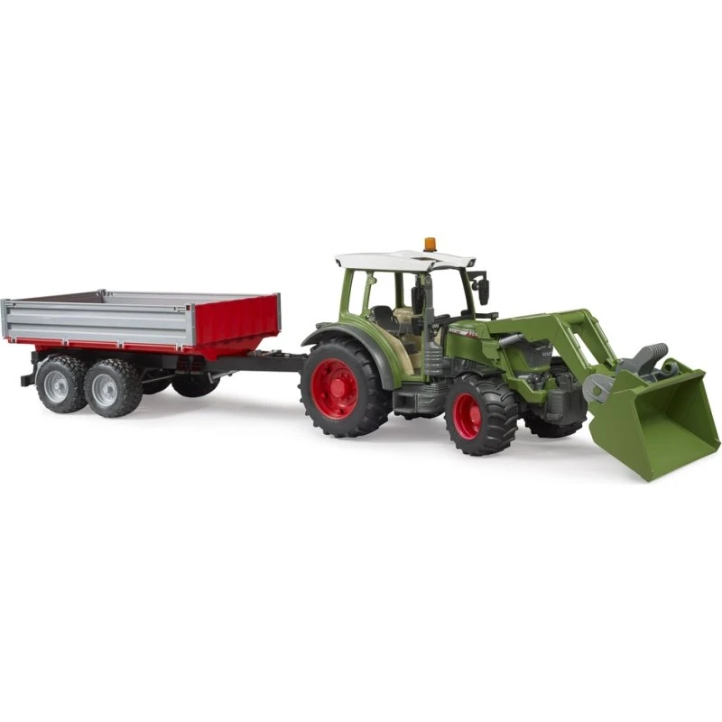 Bruder Fendt Vario 212 Frontlæsser og Tipvogn