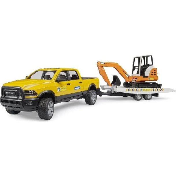 Bruder RAM Rental Service med Mini-gravemaskine i 1:16