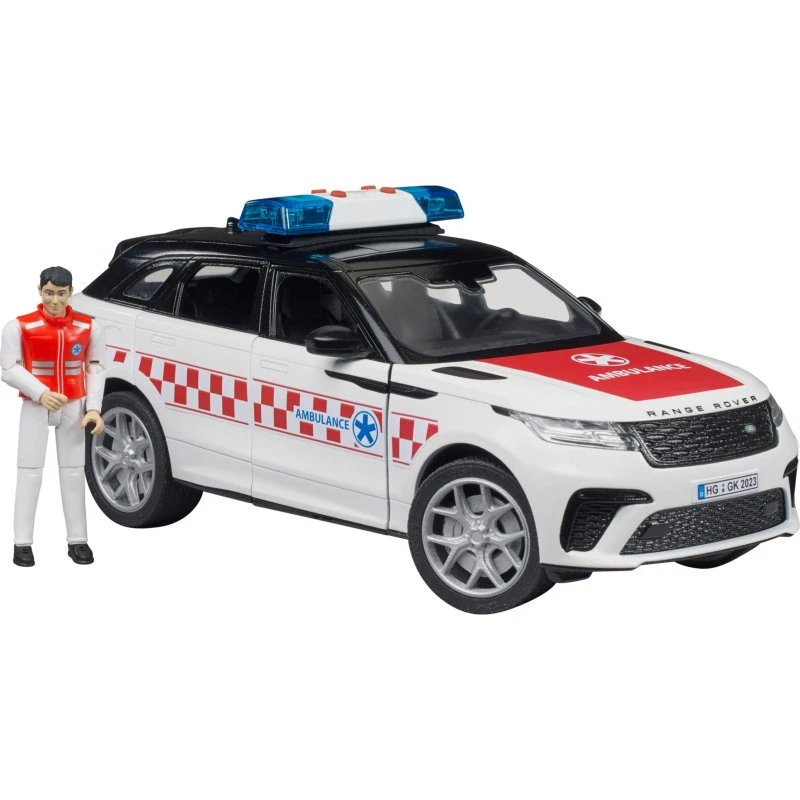 Bruder Range Rover Velar Ambulancebil med lys og lyd (med chauffør)