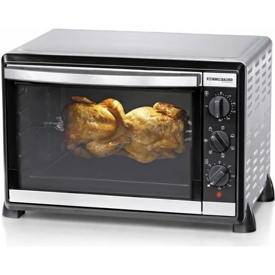 Rommelsbacher BG 1805/E Elektrisk Ovn med Grill, 42L, Rustfrit Stål