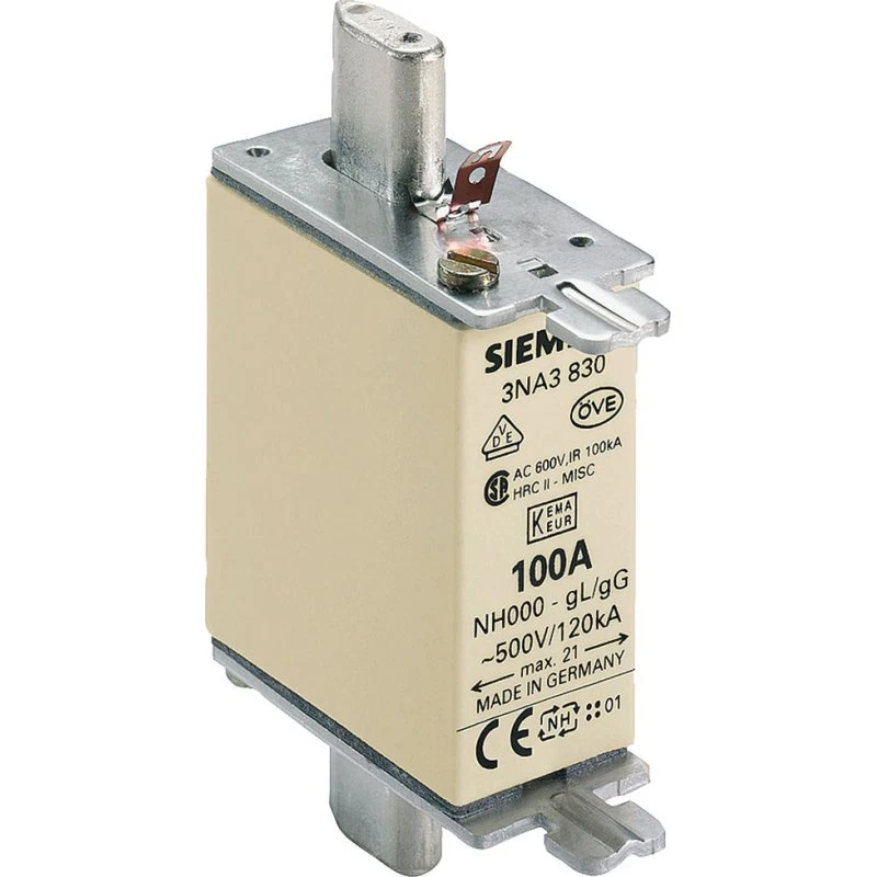 Siemens NH000 100A GL/GG 500V 3NA3830
