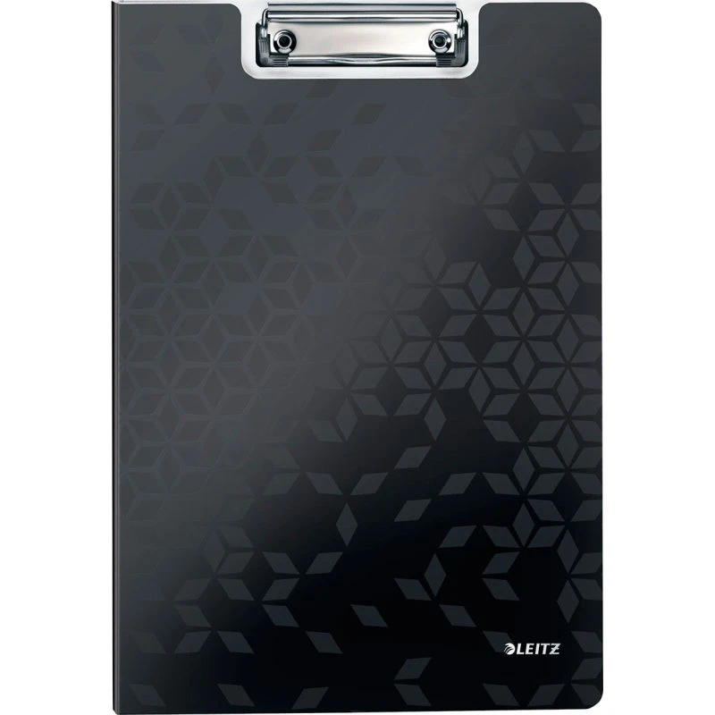 Leitz WOW Clipboard med Forside, A4, Sort