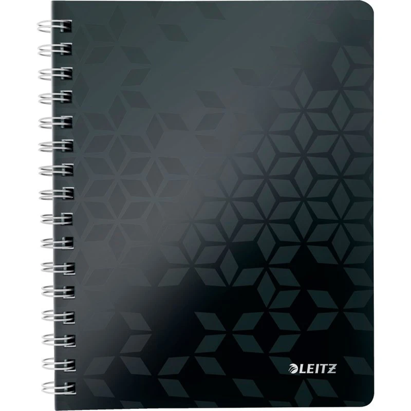 Leitz WOW Notesblok A5 Sort 80 ark