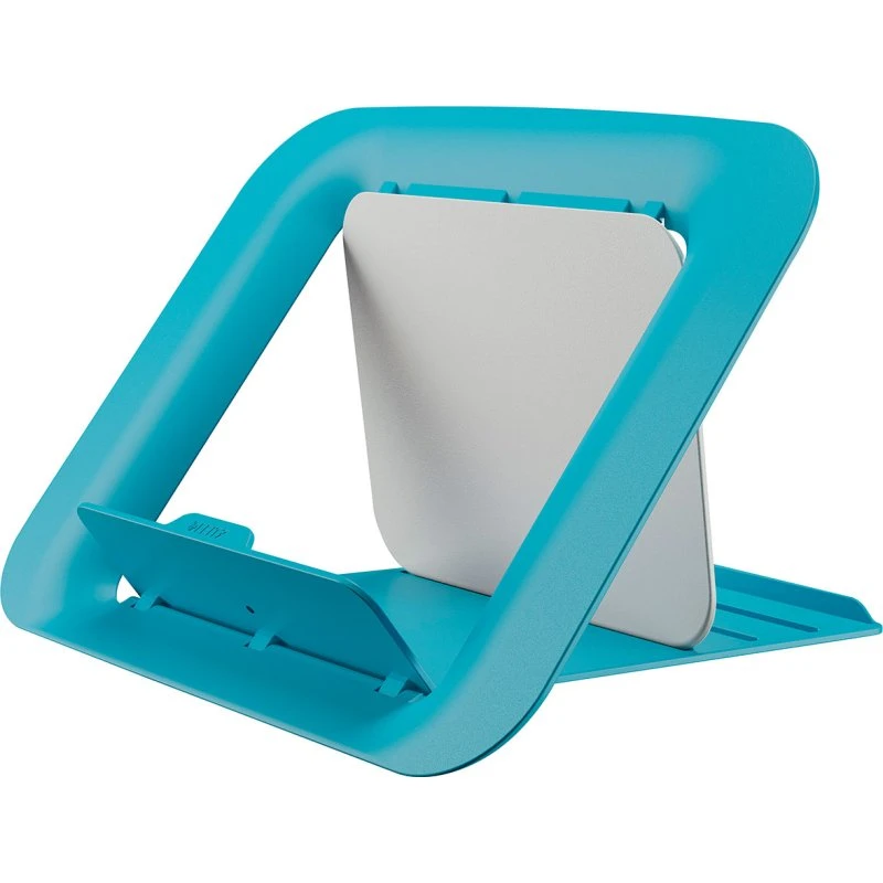 Leitz Ergo Cosy Højdejusterbar Laptop Stand, 80% Recirkuleret Plast, Rolig Blå