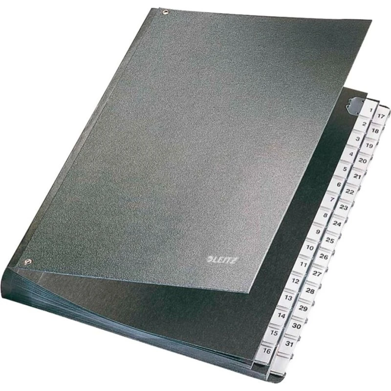 Leitz Sorteringsmappe 1-31, Sort, A4