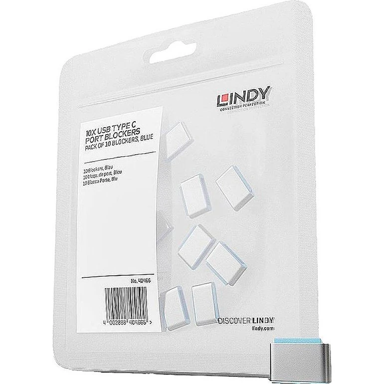 Lindy USB-C Port Blocker 10 stk Blå