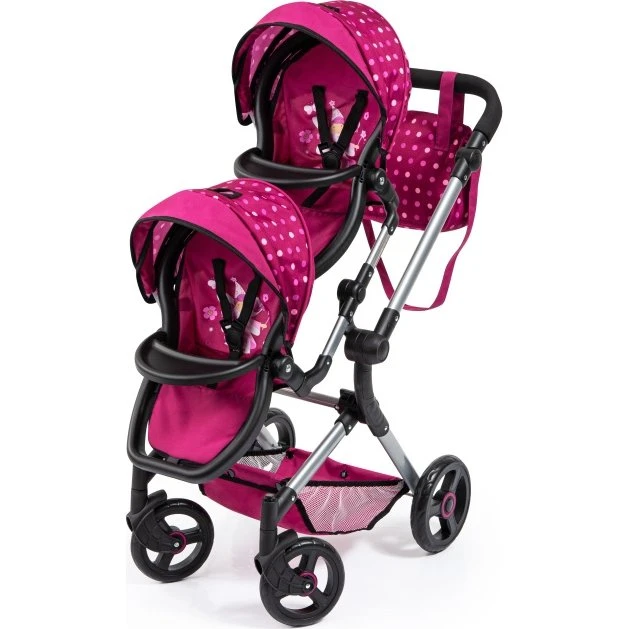 Bayer Neo Tvillingebarnevogn - Pink