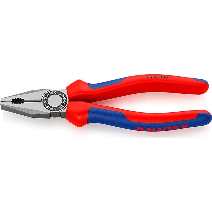 KNIPEX 03 02 180 SB Kombinationstang 180 mm sort
